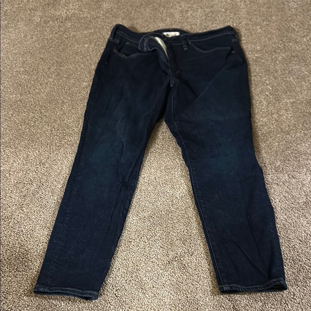 Women's Skinny Jeans - Dark Blue